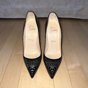 Christian Louboutin Kristali 120 patent. Size 37